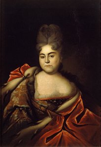 Portret van Tsarevna Natalya Alekseevna